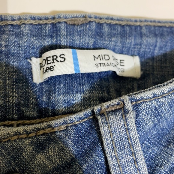 Riders by Lee Mid-Rise straight Boot Cut Jeans Size 8P - Picture 7 of 10
